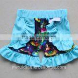 Yawoo Wholesale Chlothing Baby Gown Newborn Clothes New Print Tunic Shirts Ruffle Style Child Clothes thumbnail-2