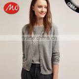 Small Button Front Open Knitting Women's Cardigan Sweaters for Wholesale thumbnail-1