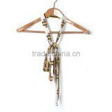 Chiffon Multifunction Skinny Scarf Multicolor Stripe Choker thumbnail-2