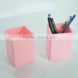 High Quality 100%FDA Silicone Rubber Assorted Color Square Pen Holder thumbnail-1