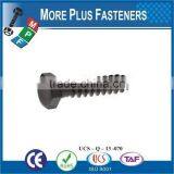 Made In Taiwan External Black Phosphate White Coated Galvanized Metric Lag Bolt thumbnail-2