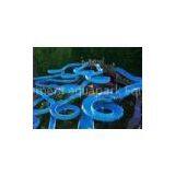 Water Attractions Spiral Slide , Fiberglass Water Slides 14.6m Height Customized