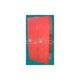 Red Steel Heavy Duty Lockers Two person Steel wardrobe With legs