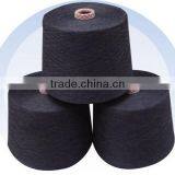 100% Fiber Dope Dyed Ring Spun Polyester Yarn for Knitting and Weaving From China thumbnail-3