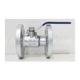 0.35MPa 40mm SS High Temperature Ball Valves For Water Steam / Oil Pipelines