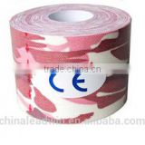 2017 Hot Sell Waterproof 5cm*5m Camouflage Military Kinesiology Tape