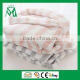 Polar Fleece Robe Anti-pilling Stripe Formal Wear Light Colors Manufacture thumbnail-1