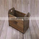 Rustic Wooden Slat Crate Bed Sturdy Newborn Props