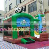 Lovely panda inflatable combo game for back yard