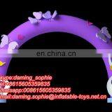 2016 Hot Popular Inflatable Pink Arch With Swan for Wedding Party Events Decoration