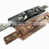 Leather Cuff Wide Bracelet thumbnail-1