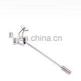 2017 Best Selling Products Silver Plating Lapel Pin Brooch Airplanes