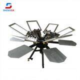 Manual DIY Full Set 6 Color 6 Station T-shirt Silk Screen Printing Machine Kit All Stuff Including thumbnail-4