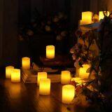6PCS LED Candles With Timer 50mm Electronic Candle Light Lantern Light Wedding Party Holiday Christmas Decoration Light thumbnail-2