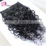 Raw Indian Curly Hair Clip in Hair Extensions for African American