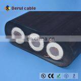 Submersible Deep Well Pump Cable 3 Cores Logging Cable Flat Submersible Pump Cable