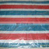 Plastic Blue White Striped Sunshade Stripe Tarpaulin Covers thumbnail-3