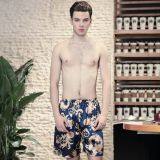 Silk Pajamas Men's Spring and Summer Suits Home Service Shorts thumbnail-3