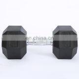 2020 New Customized Weight Bench Hex Rubber Dumbbell Bar Set Sale thumbnail-4