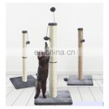 Vertical cat cat climbing frame sisal cat scratching post for claws grinding toy