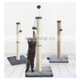 Vertical cat cat climbing frame sisal cat scratching post for claws grinding toy