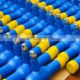 Blue Paint Fully Welded Good Sealing PTFE Seat Water Gas Ball Valve With Handle thumbnail-5