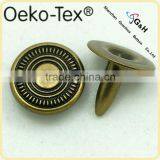 Metal Denim Rivet With Logo for Clothing