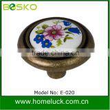 flower ceramic knob popular sell