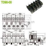 Pitch 15.0mm 600V 90A Feed Through Terminal Block Connector thumbnail-2