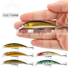 Top Quality Fishing Lure Hard 70mm10g Lure Minnow Floating Plastic Lure Wholesale thumbnail-3