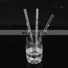 Eco Friendly Washable Straight Drinking Sustainable Decorative Glass Crystal Reusable Straw thumbnail-1