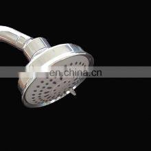 Best 4 Inch 3 Function Top Round Overhead Hydro Shower Head Water Saving Rainfall High Pressure Rain Shower Head At Low Flow