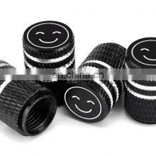 Custom Aluminum Dust Valve Caps Tyre Punisher Skull Black thumbnail-2