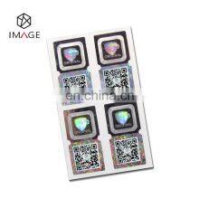 3D Dynamic Holographic Security Anti Fake Label With Printed QR Code thumbnail-1