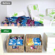 HBK Seagrass Magazine Newspaper Organic Water Hyacinth Storage Basket thumbnail-5