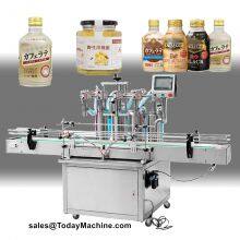 Automatic Bottle Linear Cosmetics Cream Liquid Lubricant Oil Detergent Filling Machine