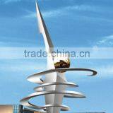 Large Modern Stainless Steel Abstract Arts Sculpture for Garden Decoration thumbnail-1