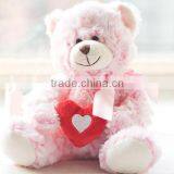 Cute Soft Plush Toy Teddy Bear With a Red Heart, Plush Teddy Bear WIth Red Heart thumbnail-1