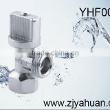 YH new style products zinc angle valve for bathroom/zinc toilet angle valve