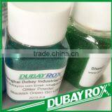 Environment-Friendly Gree Glitter Powder Used in Crafts Manufacture thumbnail-1
