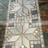 Slate Random Mosaic/random Paver Pattern/natural Flagstone