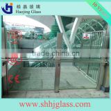 CE low-e tempered glass curtain wall price with high quality