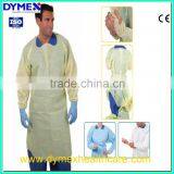 Yellow Sterile Disposable Non-woven Isolation Gowns With Elastic thumbnail-1