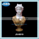 marble classical female bust statue