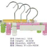 Children Colorful Plastic Trouser Hanger on Sales