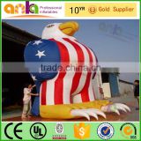 Vivid huge cartoon characters type patriotic inflatable American eagle for event