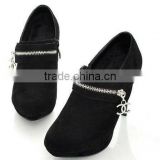 5# silver color closed end metal zipper for shoes