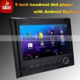 9" Android Headrest monitor with touch screen