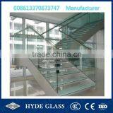 Trapezoid Tempered Laminated Glass for Spiral Stair Steps thumbnail-3