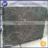 Shuitou Square Cuckoo Red Marble Wall Tile and Black and Red Stone Flooring Marble Black Fringe Color thumbnail-3